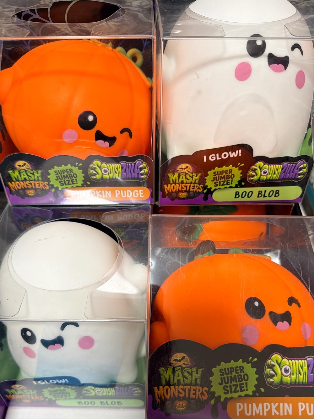 SquishZilla Pumpkin Pudge Squeeze Toy - Orange